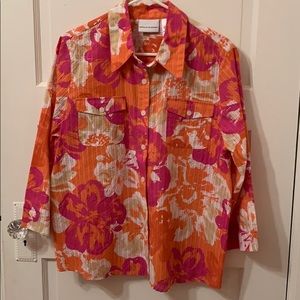 Alfred Dunner Woman Shirt, Size 14 (BIN I)